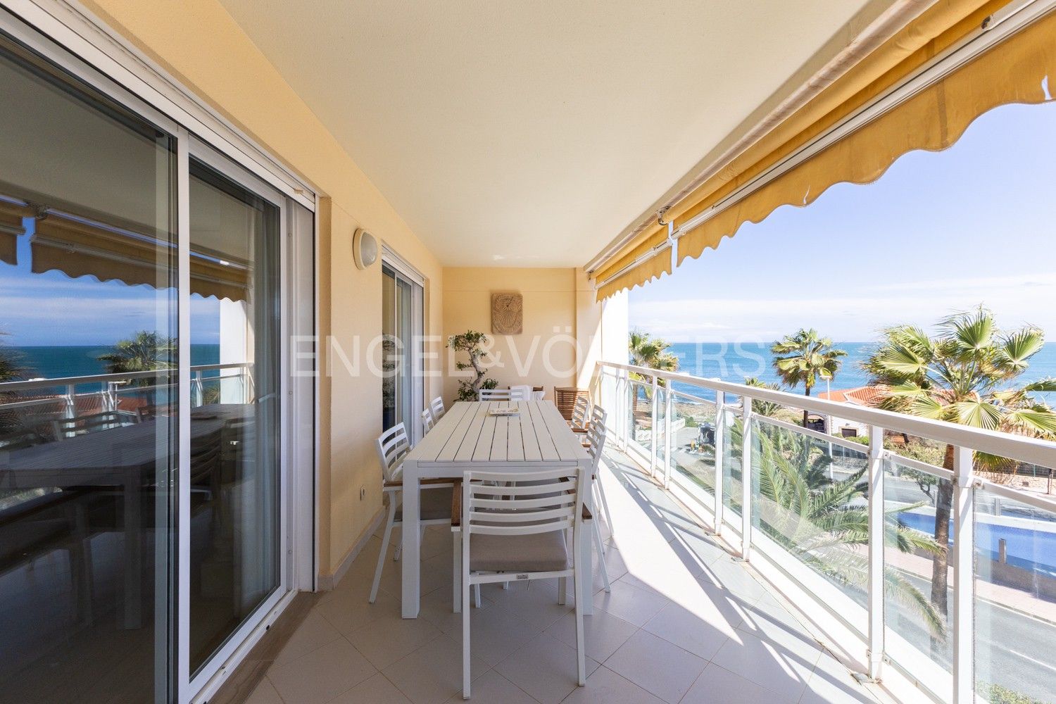 Terrassa de Apartament en venda en Jávea / Xàbia amb Aire condicionat, Calefacció i Jardí privat