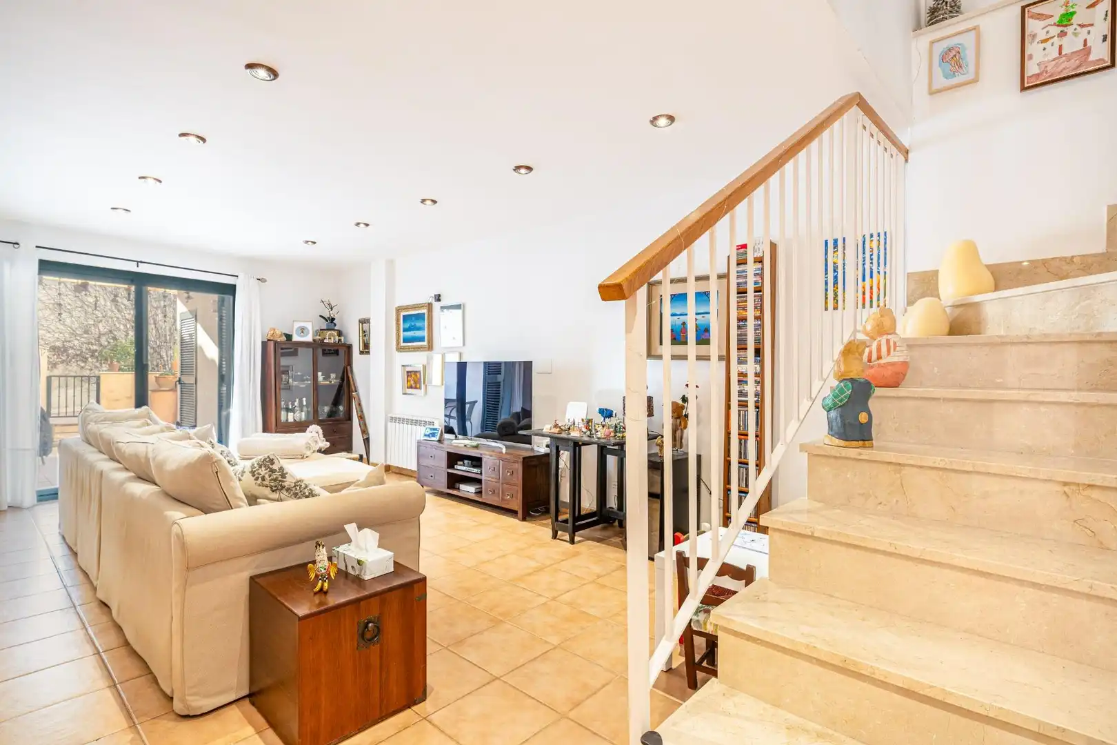 Living room of Detached homes for sale in Calvià  with Air Conditioner, Heating and Private garden