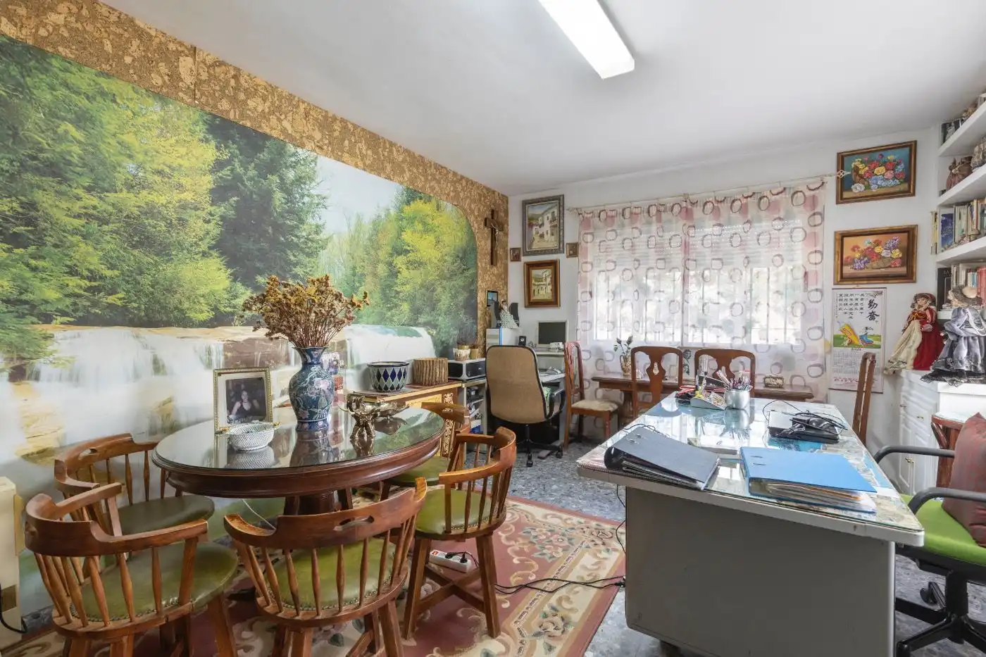 Esszimmer von Haus oder Chalet zum Verkauf in Víznar mit Klimaanlage, Heizung und Privatgarten