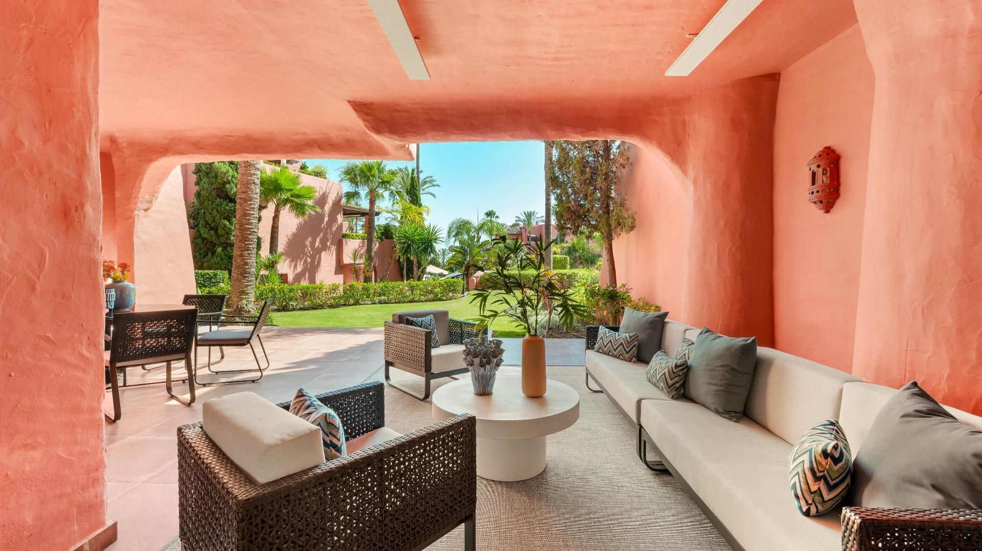 Terrace of Flat for sale in Estepona  with Private garden, Terrace and Storage room