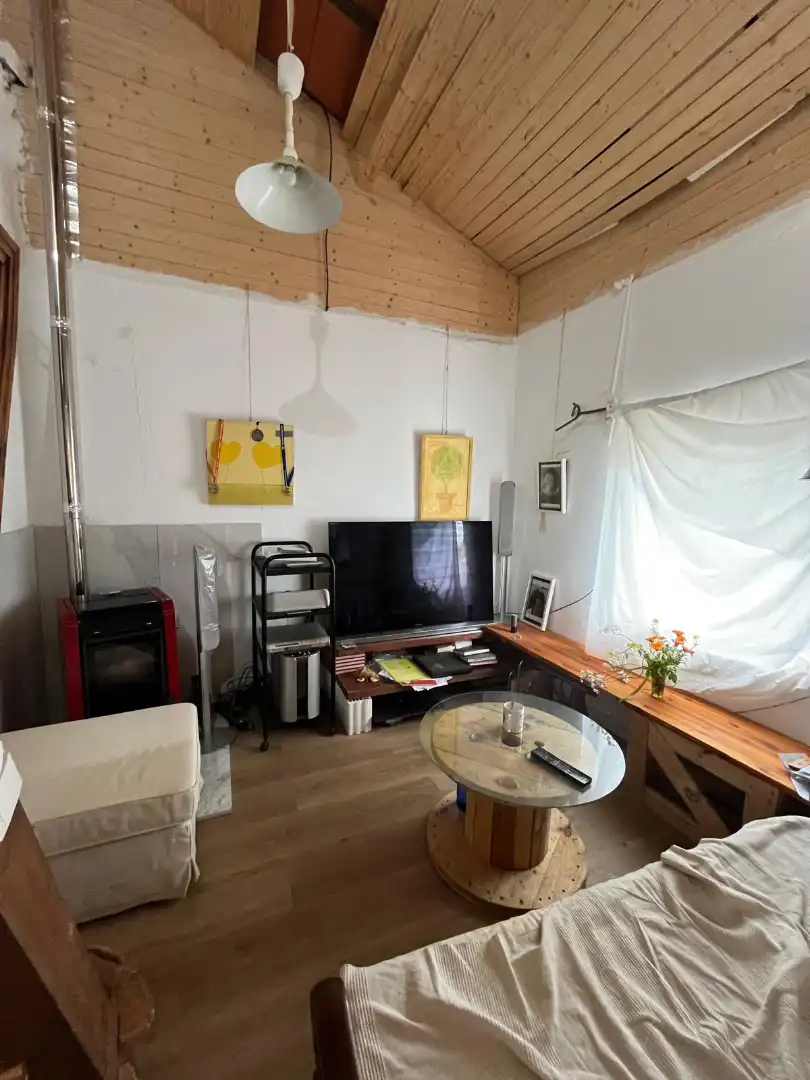 Living room of Detached homes for sale in Valladolid  with Private garden, Parquet flooring and Terrace