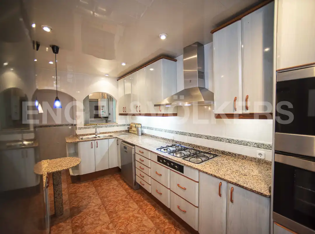 Kitchen of Flat for rent in Barcelona  with Air Conditioner, Heating and Parquet flooring