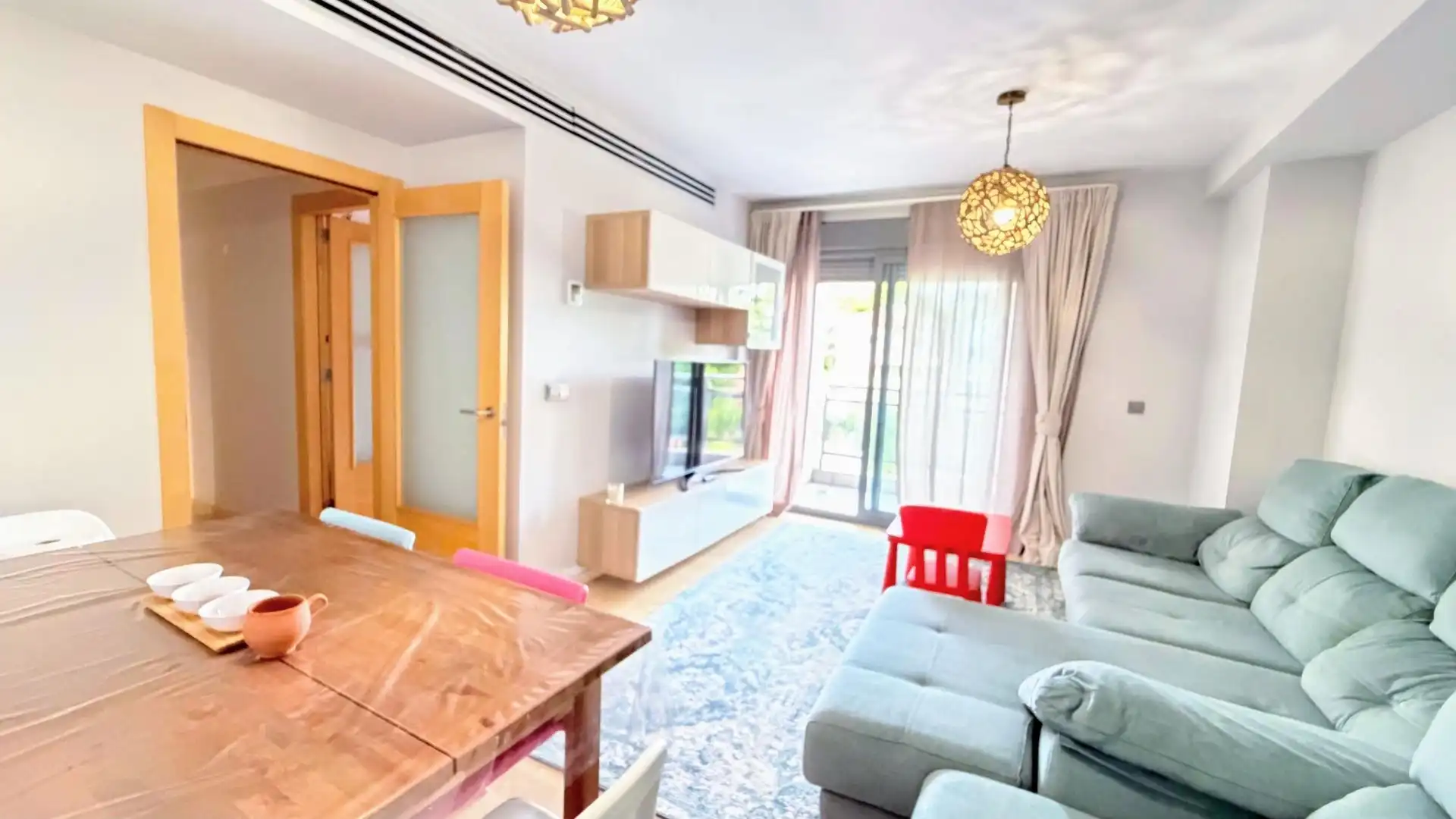Living room of Flat for rent in El Bajondillo