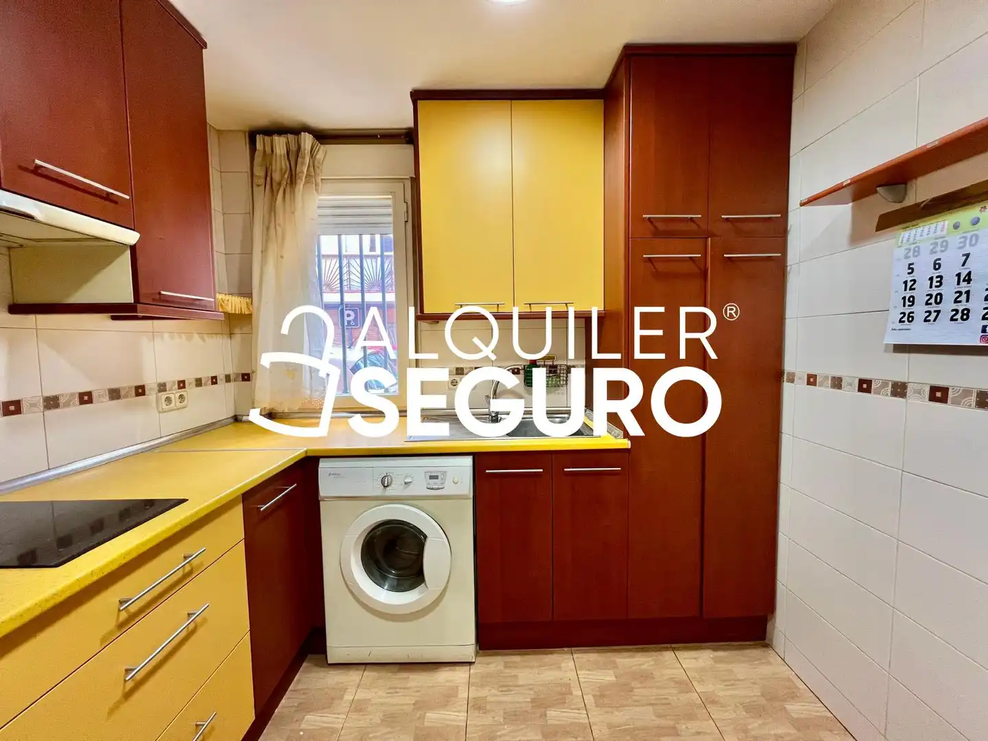 Kitchen of Flat for rent in Madrid  with Air Conditioner, Heating and Furnished