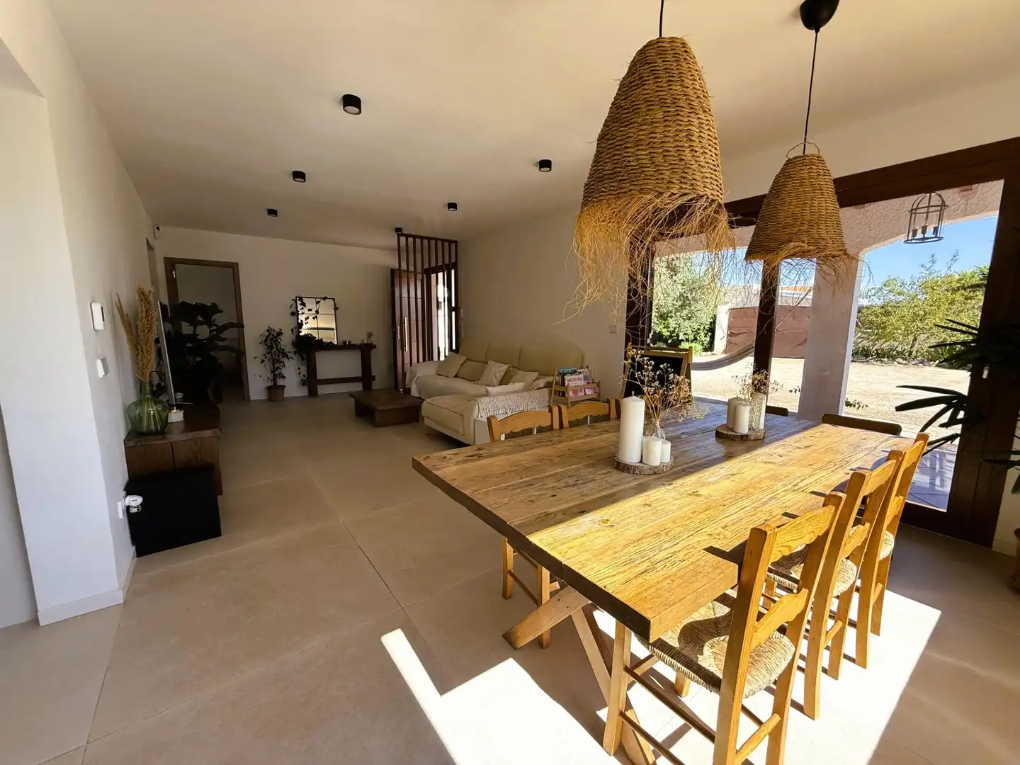 Sala d'estar de Casa o xalet en venda en Marratxí amb Jardí privat, Terrassa i Piscina