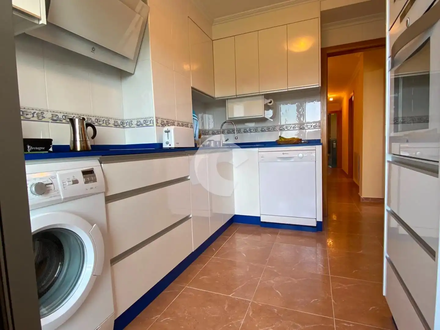 Cuina de Apartament en venda en Sanxenxo amb Calefacció, Traster i Piscina