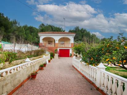 Exterior view of House or chalet for sale in Sagunto / Sagunt  with Air Conditioner, Terrace and Swimming Pool