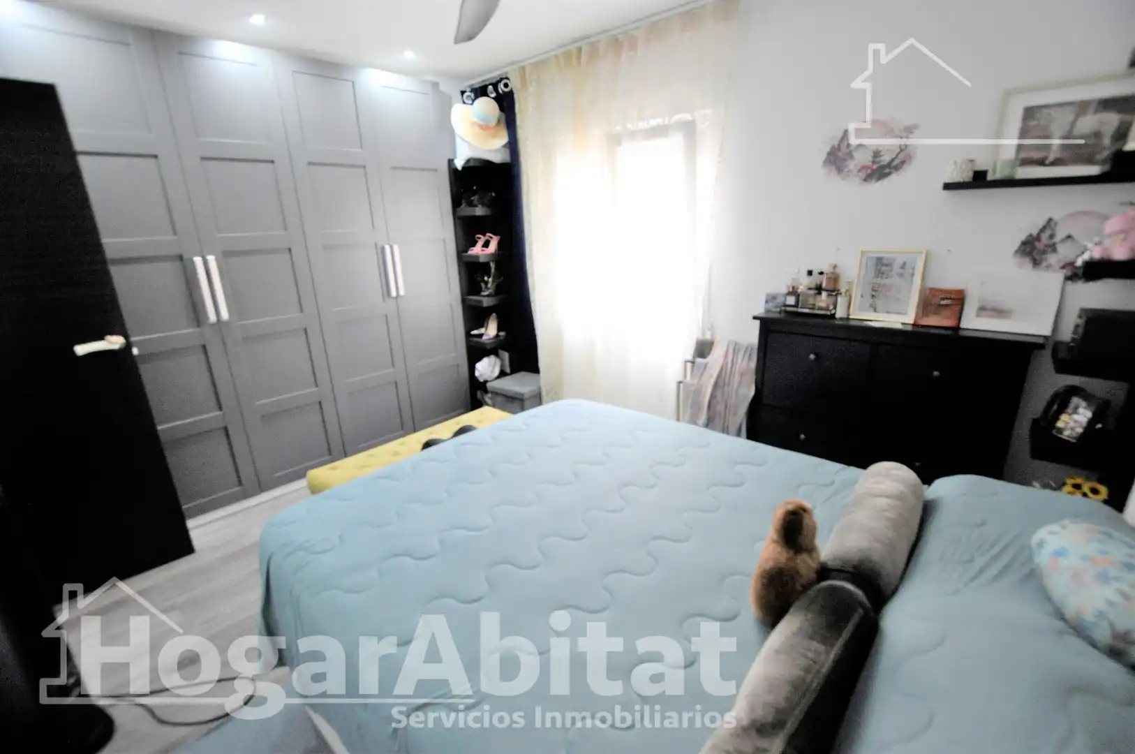 Schlafzimmer von Wohnung zum Verkauf in Alfafar mit Klimaanlage, Heizung und Parkett