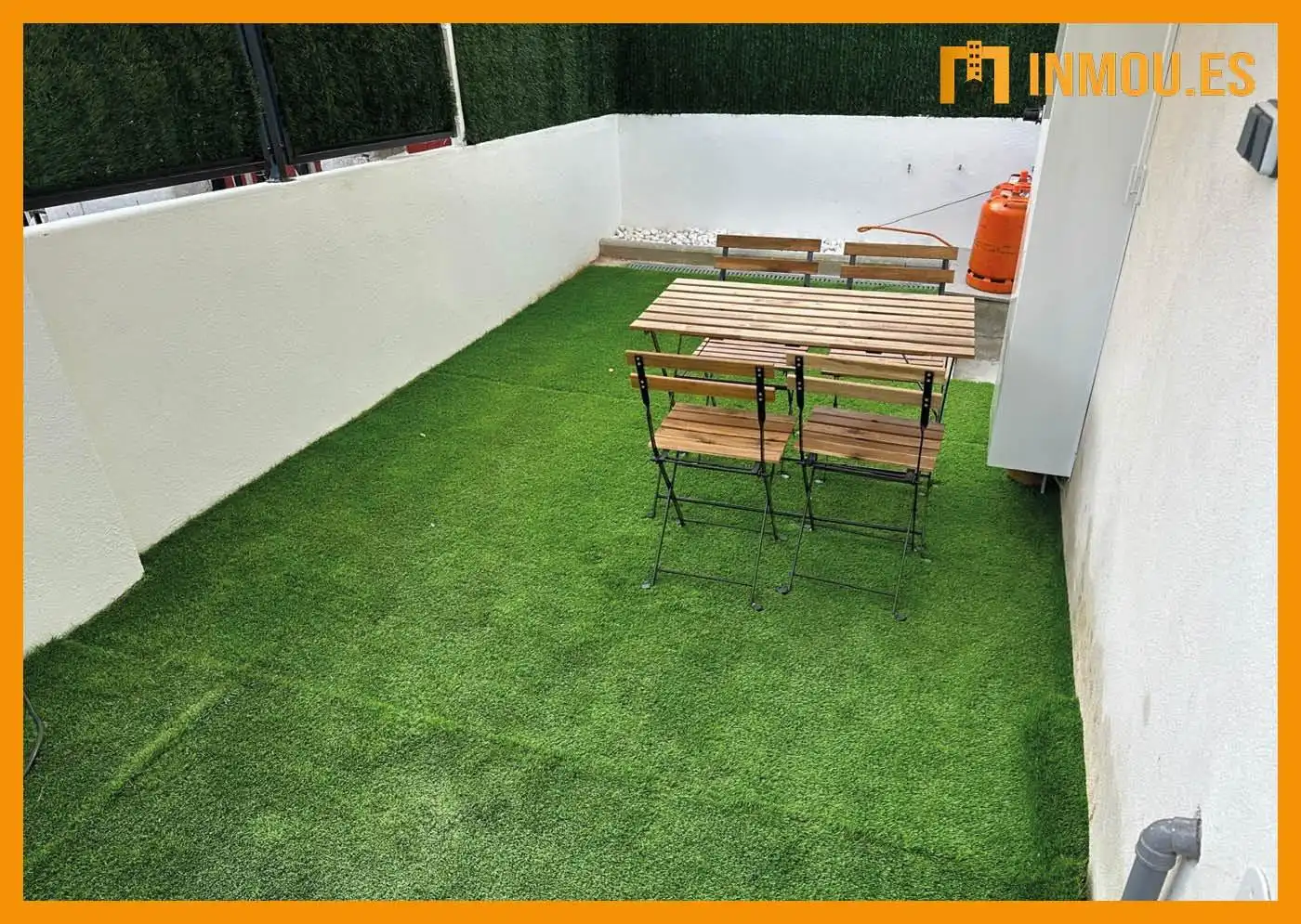 Terrassa de Apartament de lloguer en Ourense Capital  amb Aire condicionat, Calefacció i Moblat