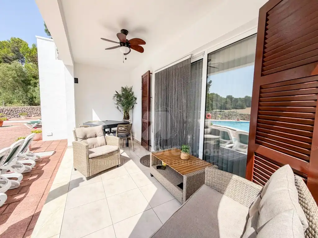 Terrace of Apartments for sale in Es Mercadal  with Air Conditioner, Private garden and Terrace