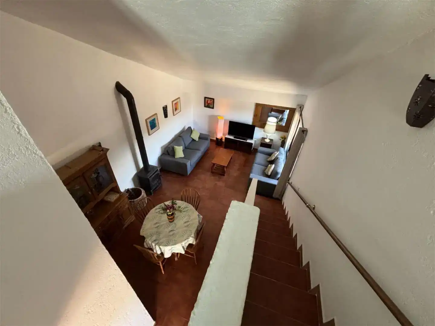 Sala de estar de Finca rústica en venta en Júzcar, Málaga