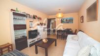 Living room of Flat for sale in  Madrid Capital  with Heating, Terrace and Furnished