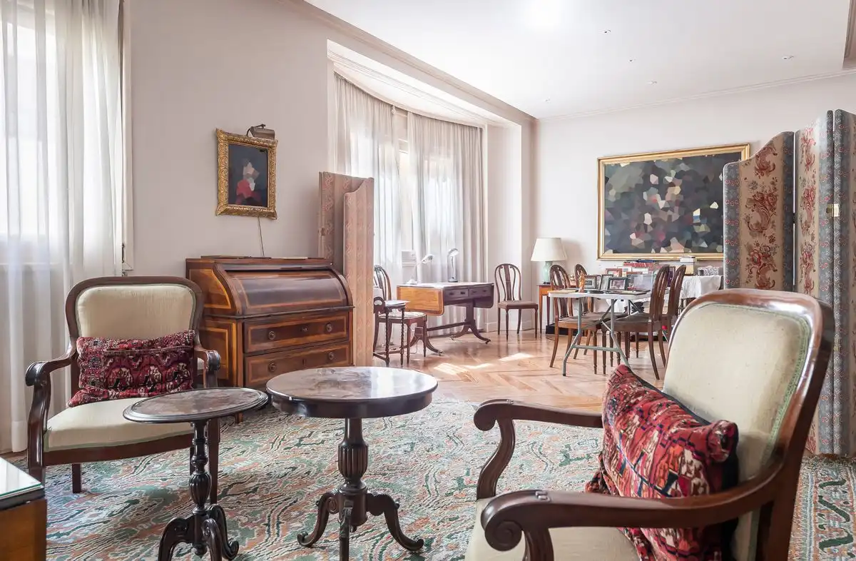 Sala d'estar de Pis en venda en Madrid amb Aire condicionat, Calefacció i Terrassa