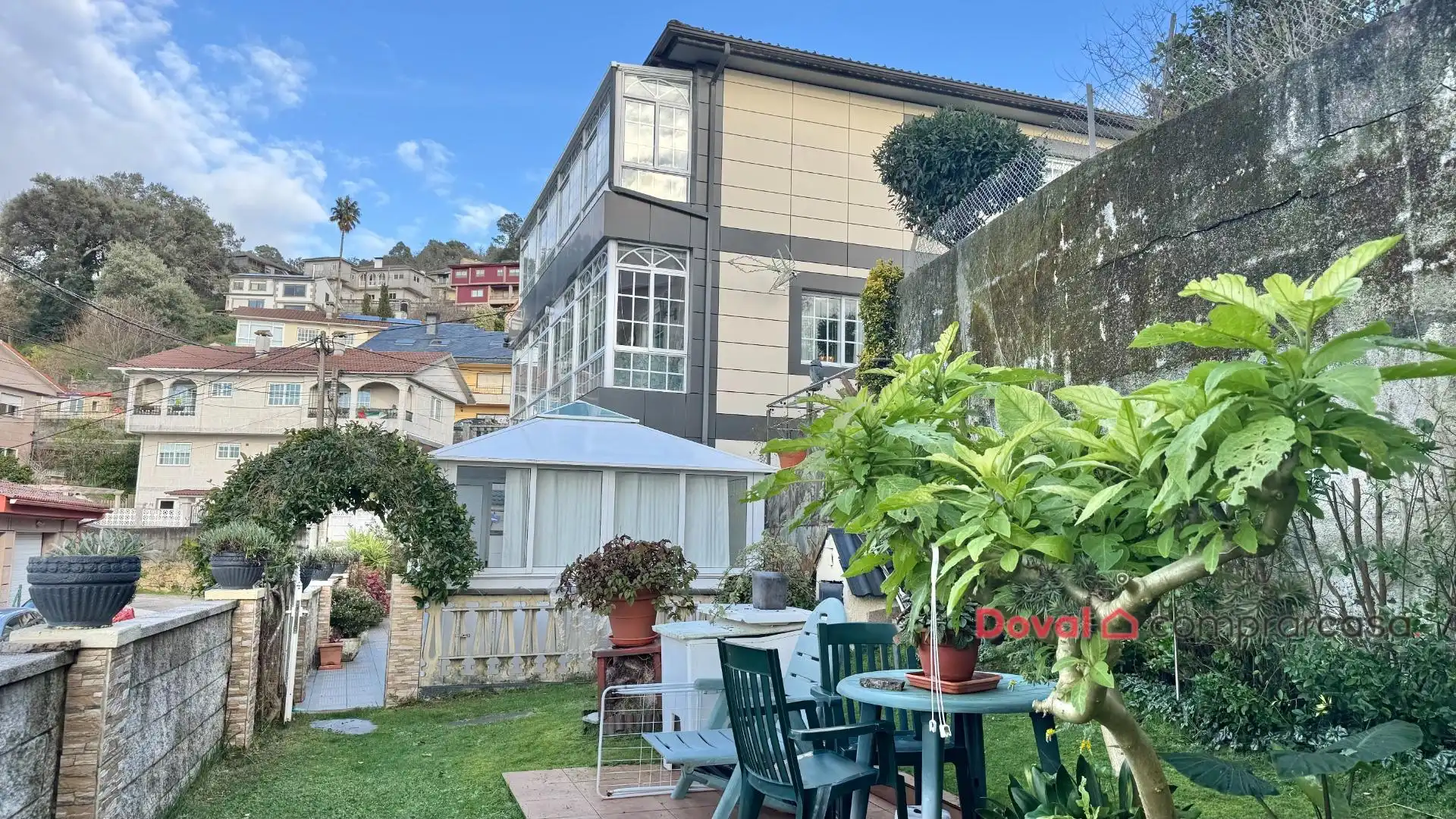 Garden of Houses for sale in Redondela  with Heating, Private garden and Jacuzzi