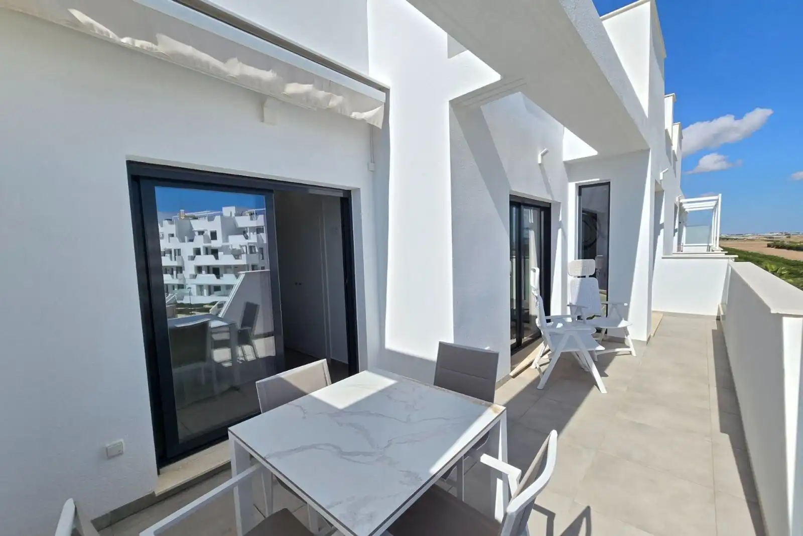 Terrasse von Wohnungen zum Verkauf in Torre-Pacheco mit Terrasse und Gemeinschaftspool