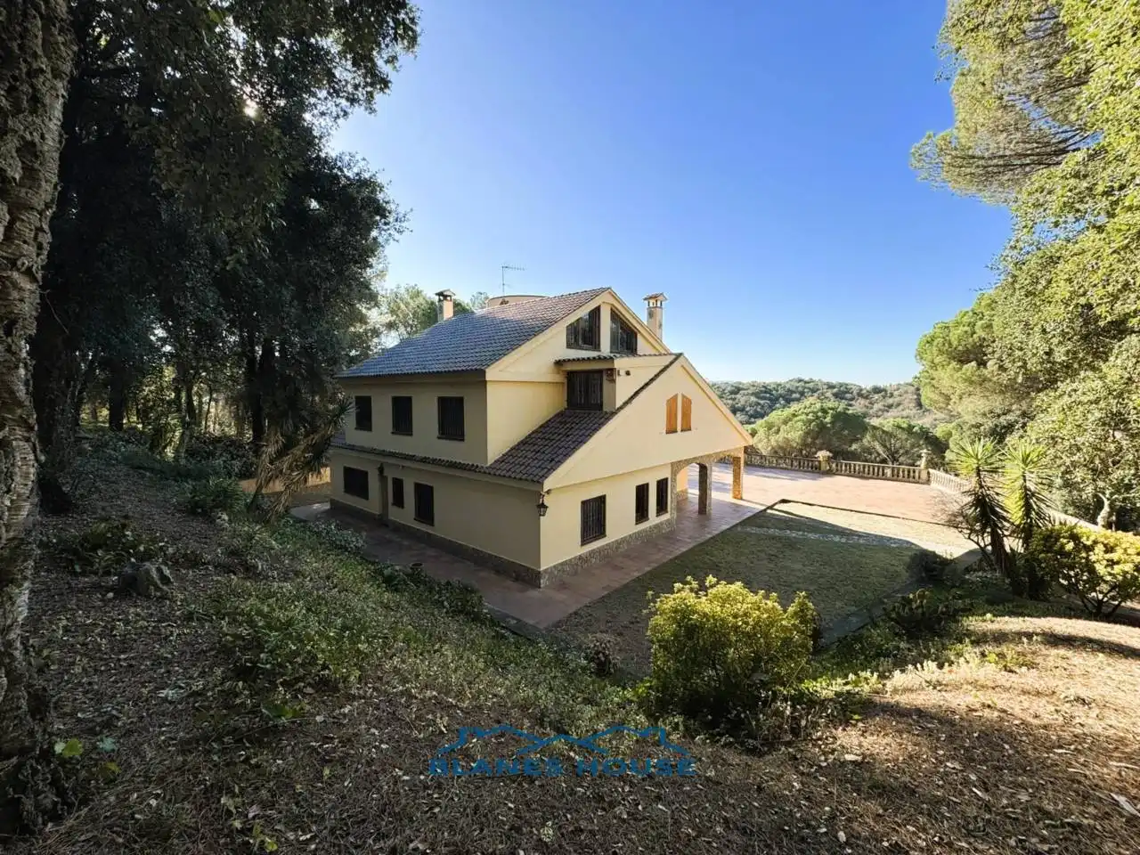 Vista exterior de Finca rústica en venda en Sant Feliu de Buixalleu amb Calefacció, Jardí privat i Terrassa