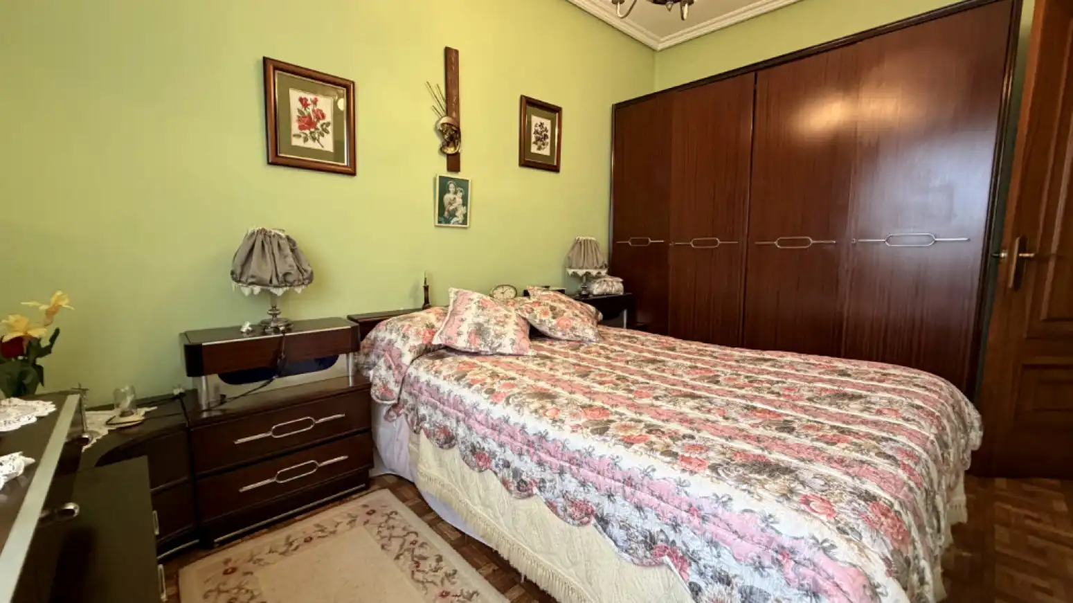 Schlafzimmer von Wohnung zum Verkauf in Torrelavega  mit Heizung und Möbliert