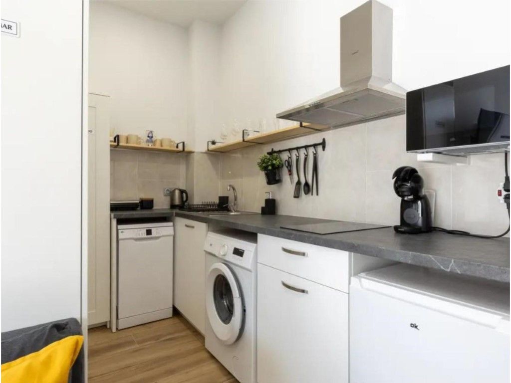 Kitchen of Apartment for sale in  Valencia Capital  with Air Conditioner
