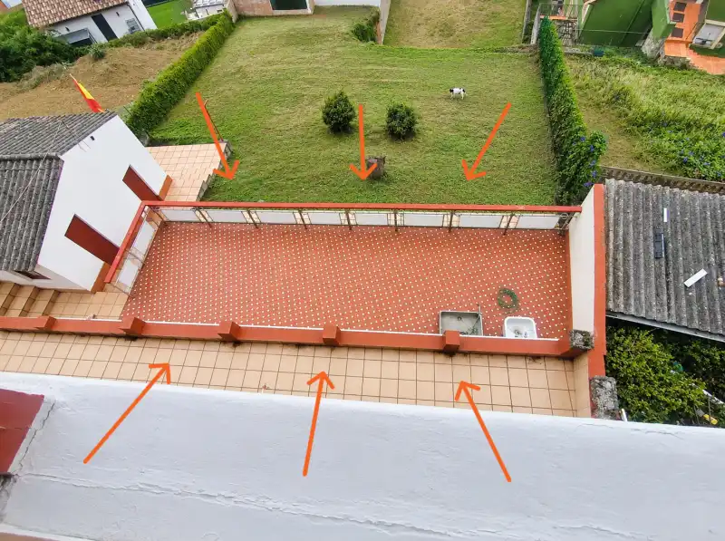 Terrace of Flat for sale in Muros de Nalón  with Furnished