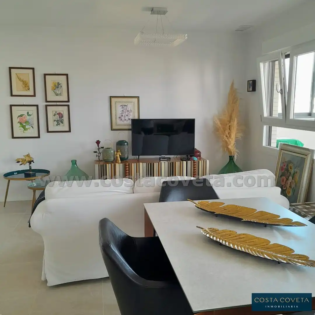 Living room of Apartments for sale in El Campello  with Air Conditioner, Swimming Pool and Furnished