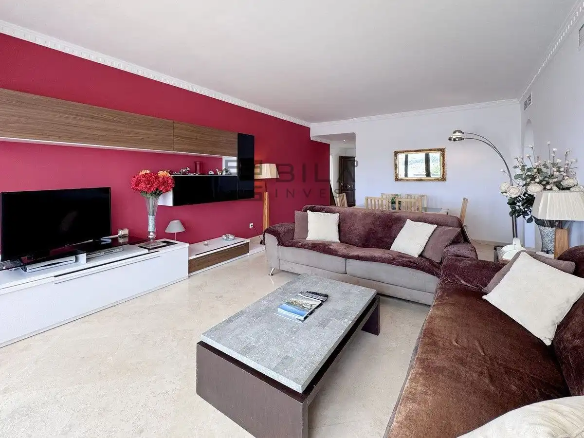 Sala d'estar de Àtic en venda en Mijas amb Aire condicionat, Terrassa i Traster