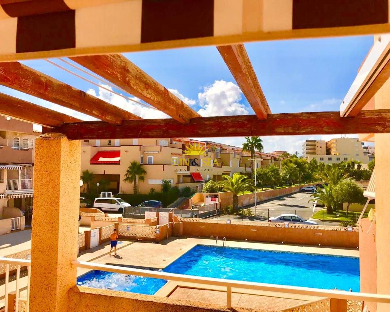 Exterior view of Duplex to rent in La Manga del Mar Menor  with Terrace, Swimming Pool and Furnished