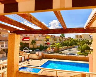 Exterior view of Duplex to rent in La Manga del Mar Menor  with Terrace, Swimming Pool and Furnished