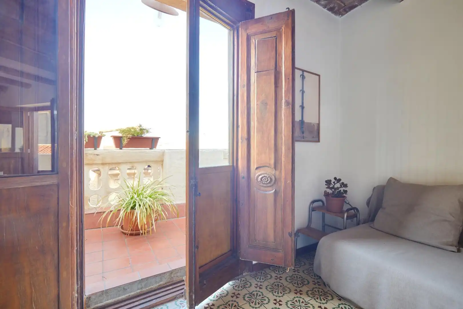 Balcony of Attic for sale in Barcelona  with Air Conditioner, Heating and Terrace
