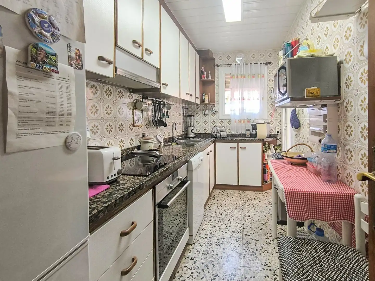 Kitchen of Flat for sale in Terrassa  with Air Conditioner and Heating