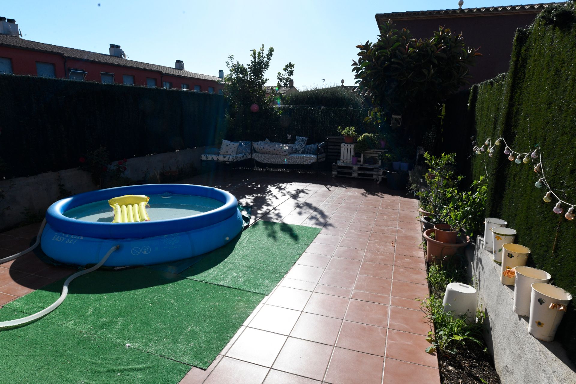 Swimming pool of Single-family semi-detached for sale in Vall-llobrega  with Heating and Private garden