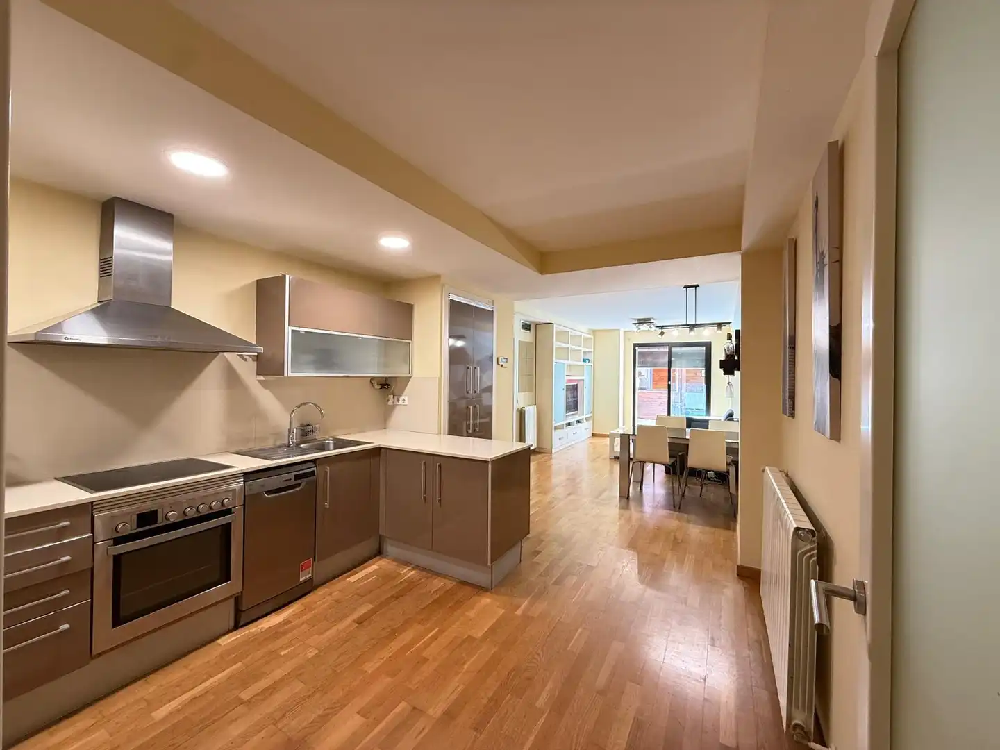 Kitchen of Flat for rent in Barcelona  with Air Conditioner, Heating and Parquet flooring