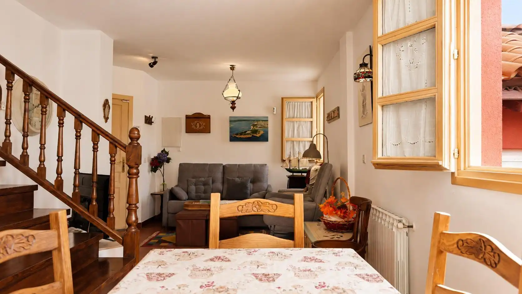 Wohnzimmer von Maisonette zum Verkauf in Comillas (Cantabria) mit Heizung und Alarm