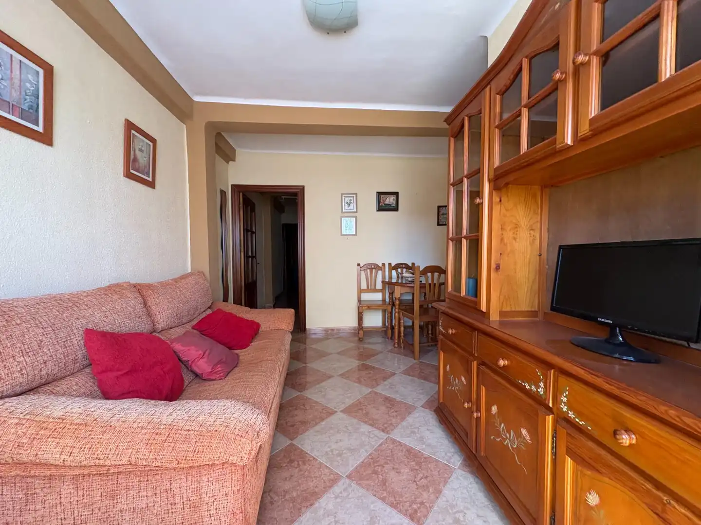 Sala d'estar de Pis en venda en Málaga amb Aire condicionat