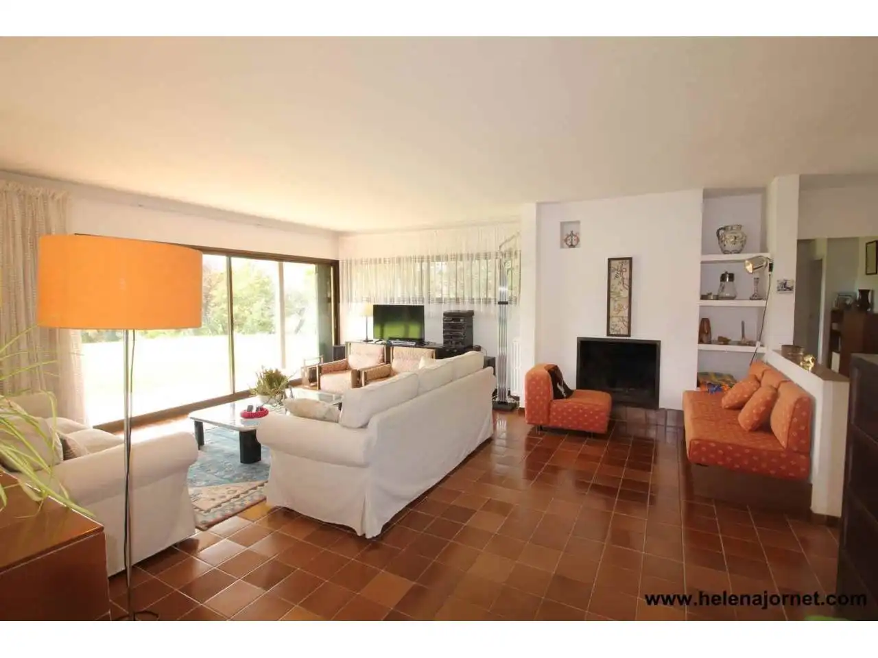 Sala de estar de Casa o chalet en venta en Santa Cristina d'Aro con Calefacción, Jardín privado y Terraza