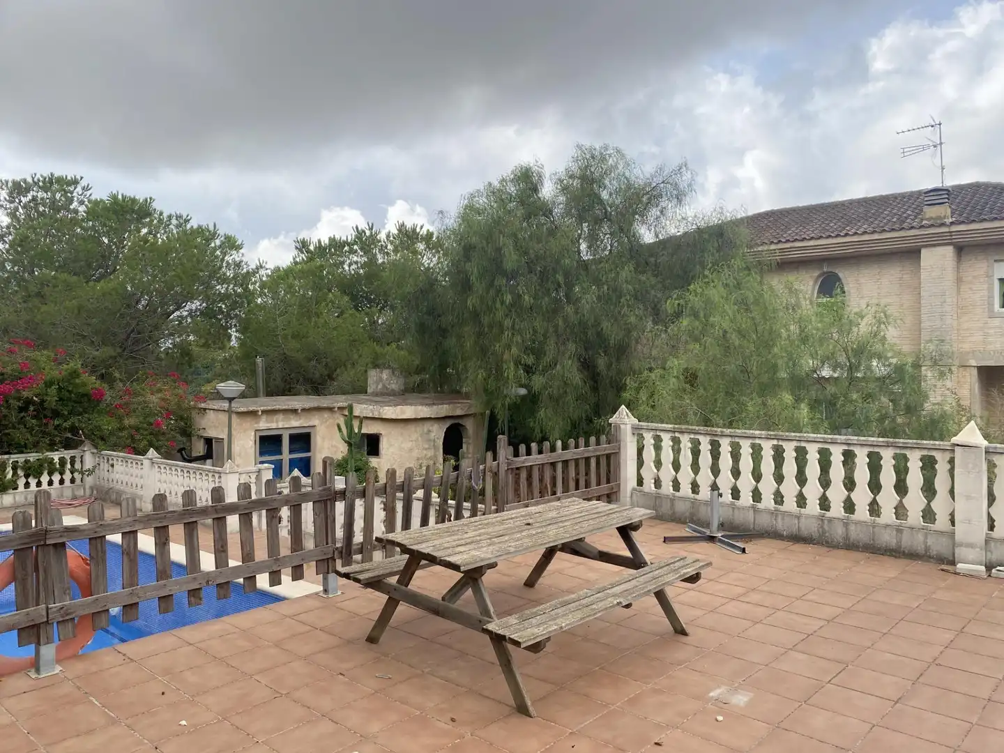 Terrace of Houses for rent in Alginet  with Private garden, Terrace and Swimming Pool
