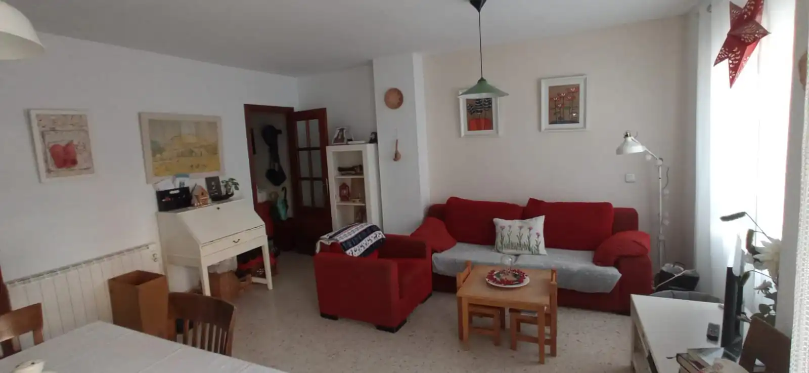 Sala d'estar de Pis en venda en Badajoz amb Aire condicionat, Calefacció i Jardí privat