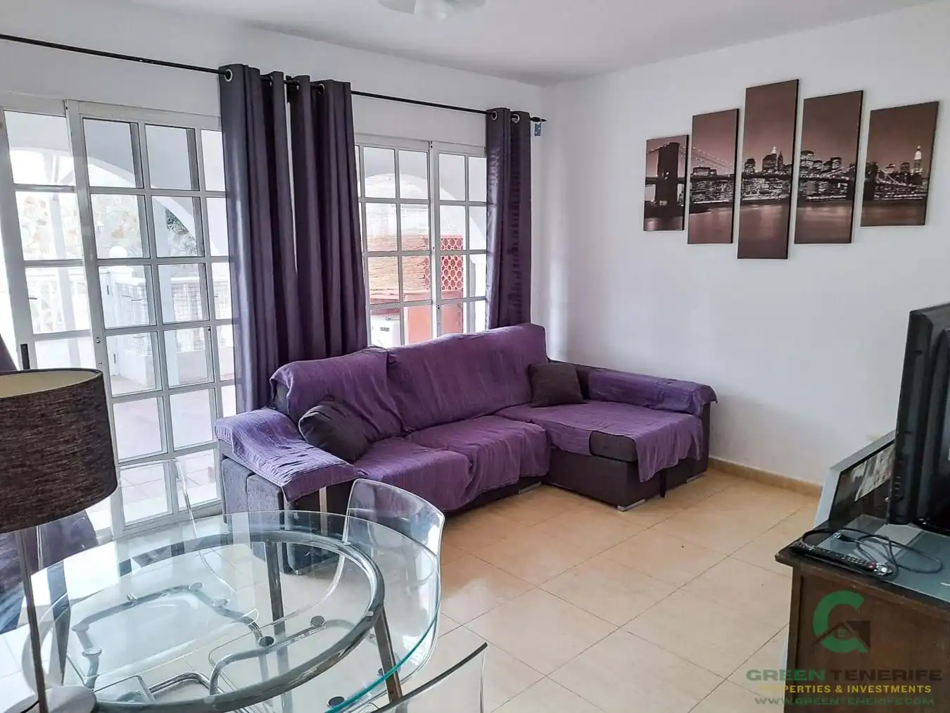 Sala de estar de Casa o chalet en venta en Arona con Piscina