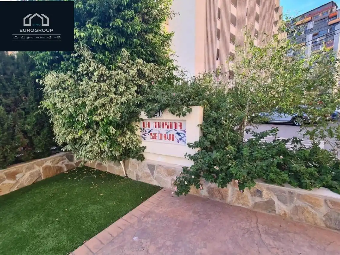 Terrace of Apartments for rent in Benidorm  with Air Conditioner, Heating and Furnished