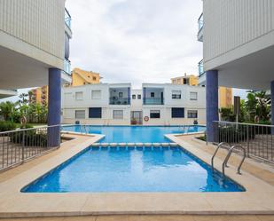 Swimming pool of Attic for sale in Gandia  with Air Conditioner, Heating and Parquet flooring