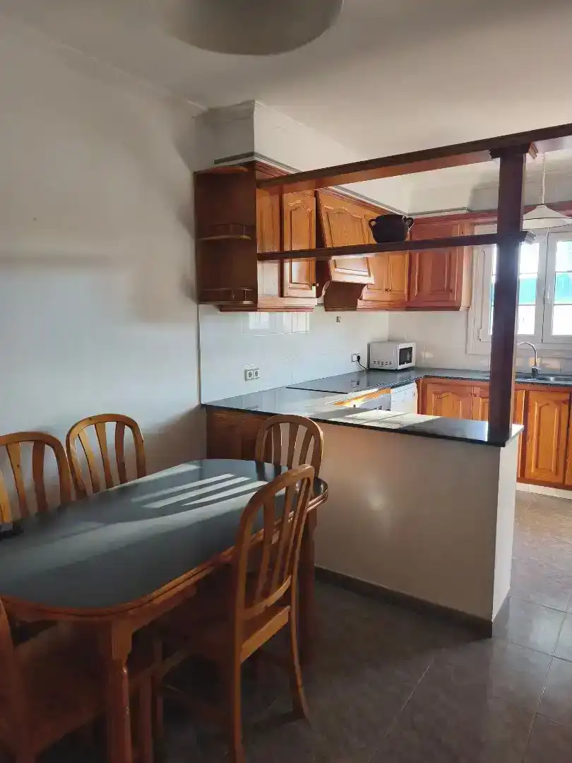 Cocina de Piso en venta en Es Mercadal con Jardín privado, Amueblado y Balcón