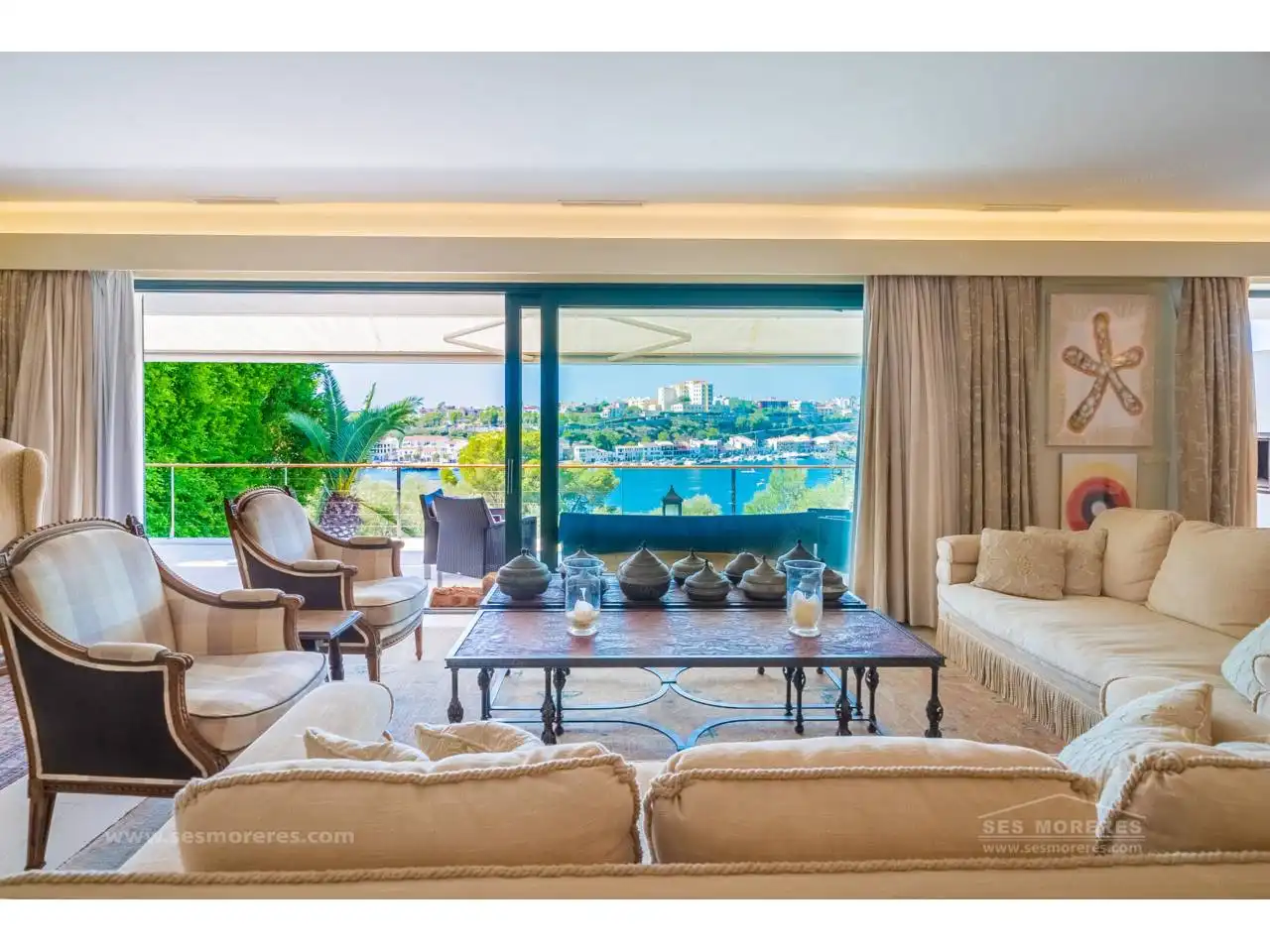 Living room of Houses for sale in Maó - Mahón  with Air Conditioner, Heating and Terrace