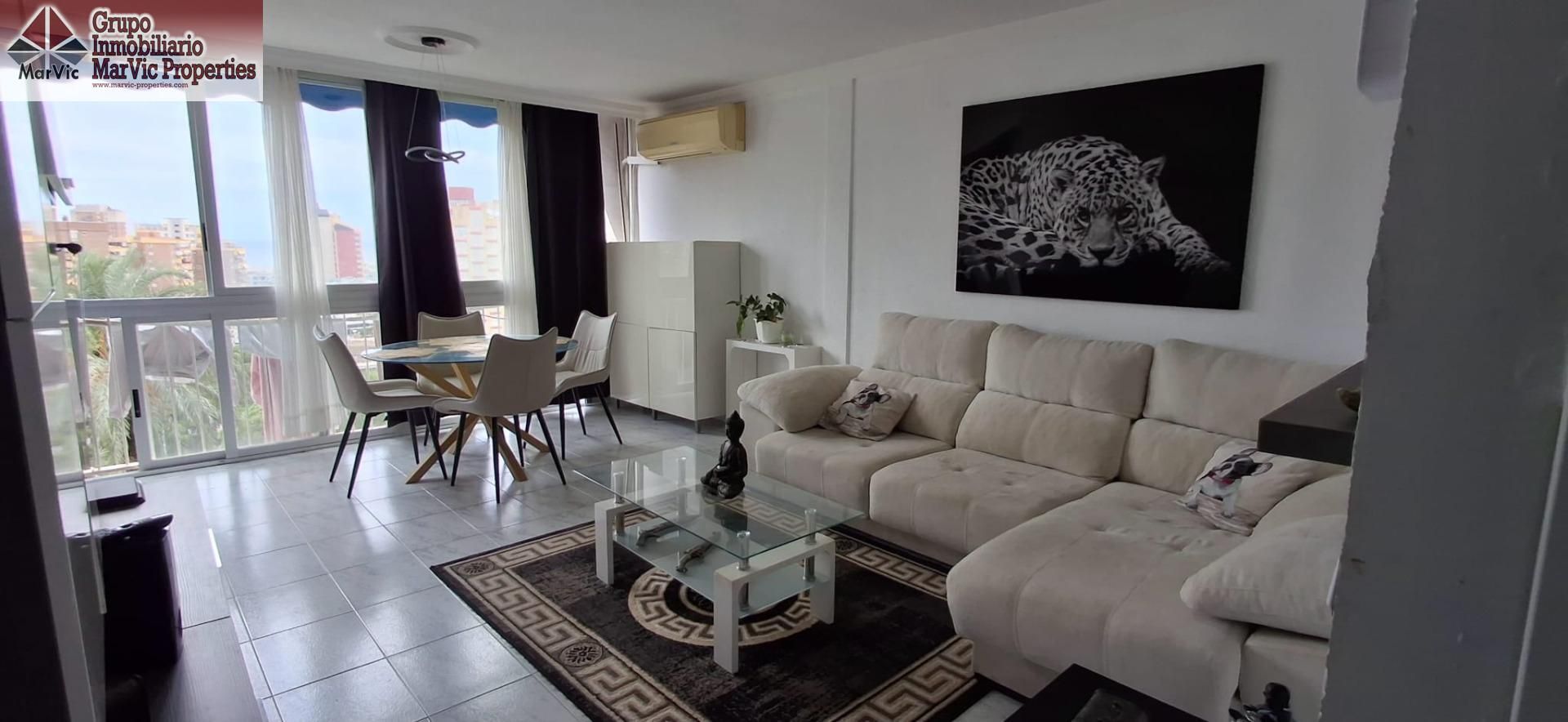 Living room of Flat for sale in Benidorm  with Community pool
