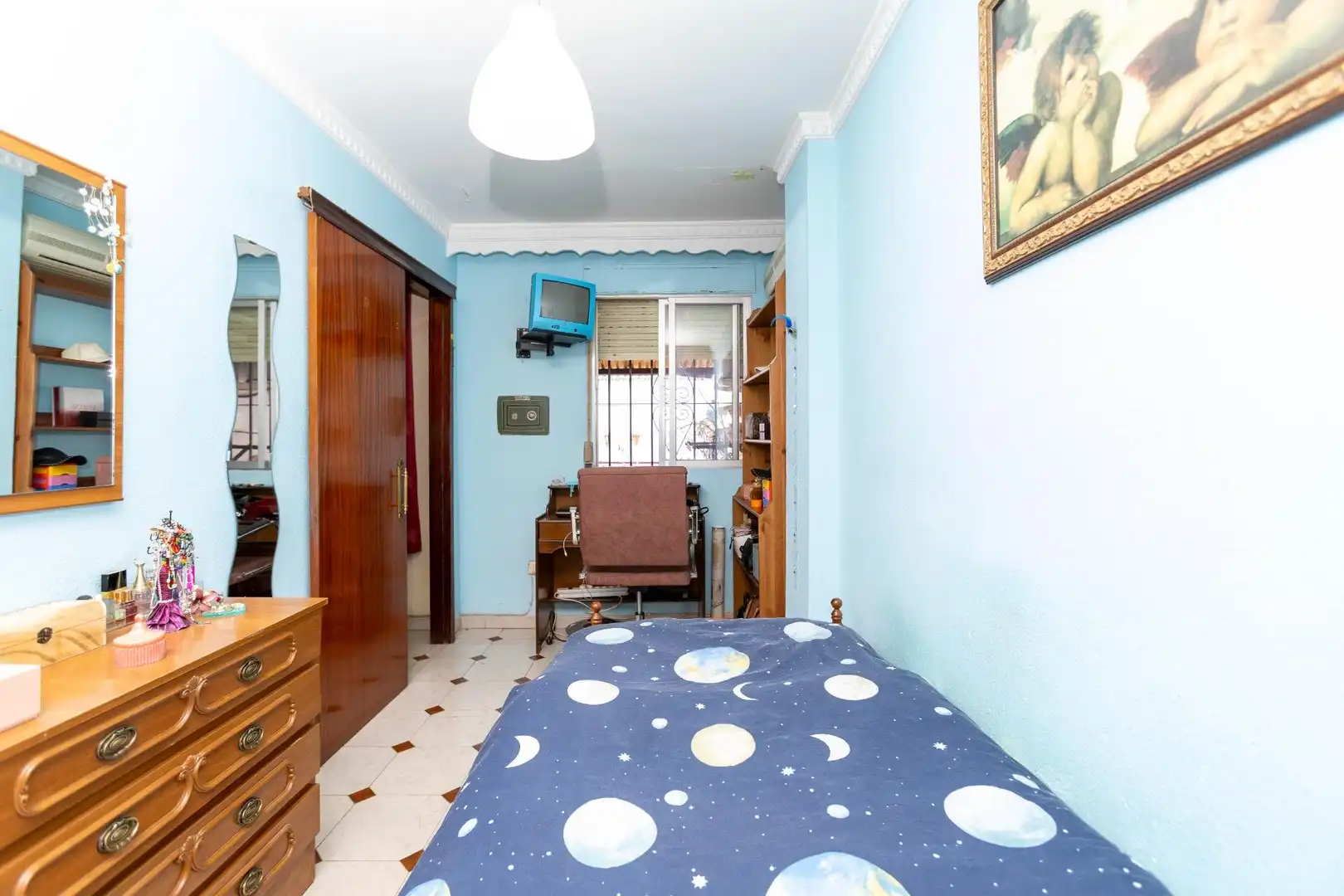 Bedroom of Flat for sale in Málaga  with Terrace, Storage room and Balcony