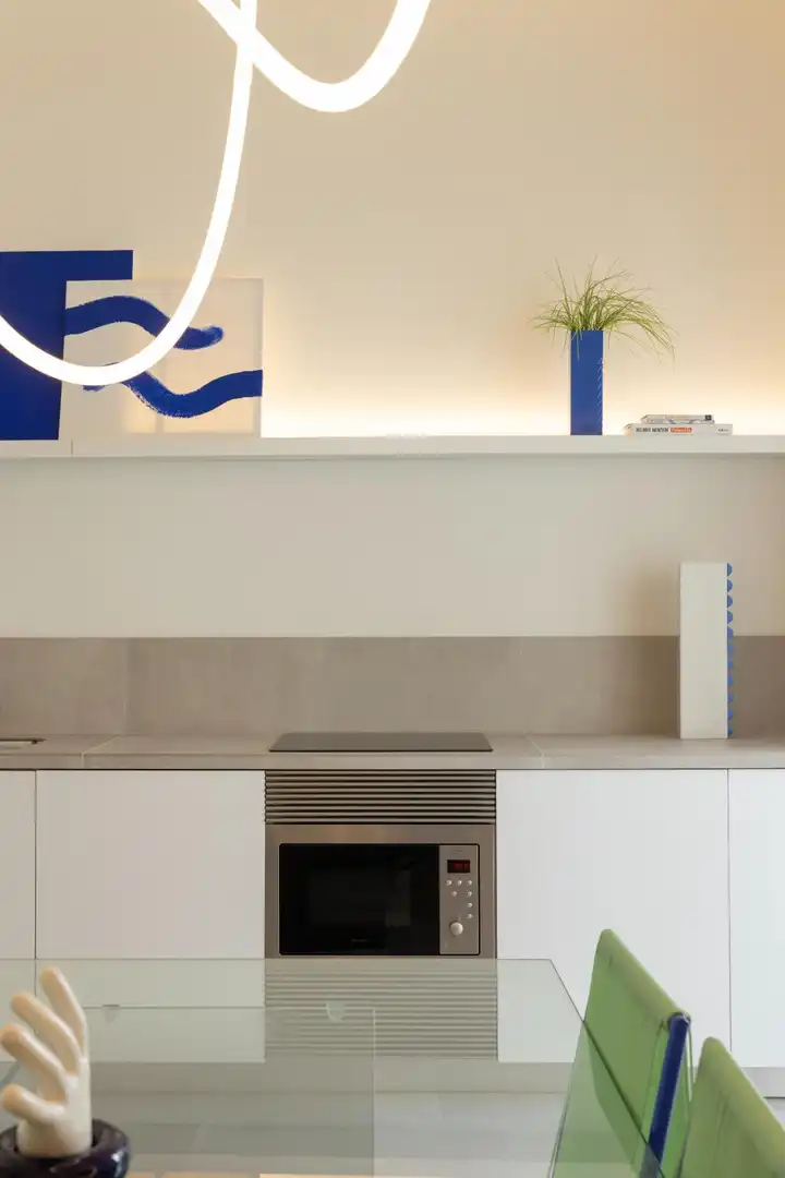 Kitchen of Flat for share in Moncada  with Air Conditioner, Heating and Furnished