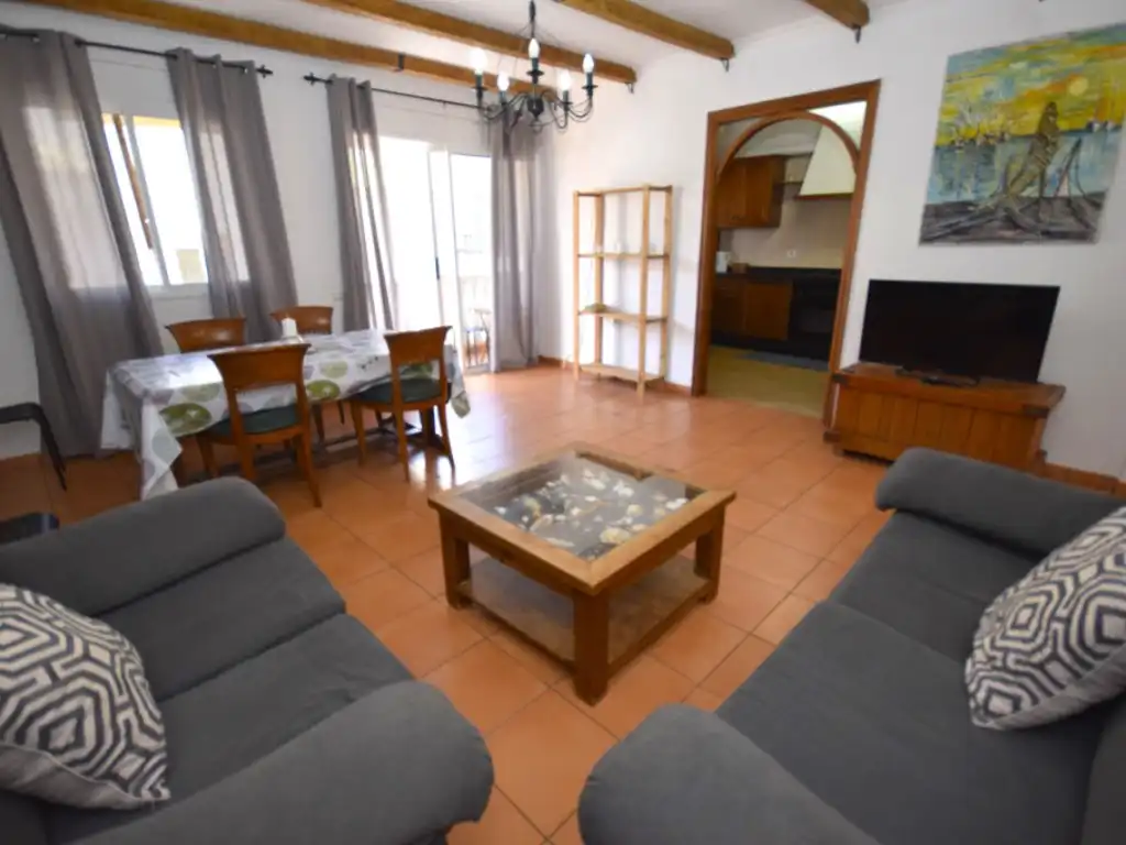 Sala d'estar de Pis de lloguer en Guía de Isora amb Moblat, Forn i Rentadora
