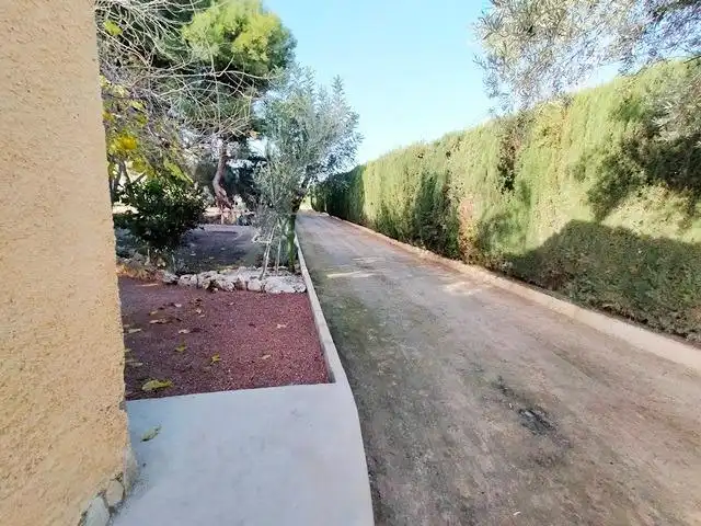 Exterior view of Houses for sale in Alicante / Alacant  with Private garden, Terrace and Swimming Pool