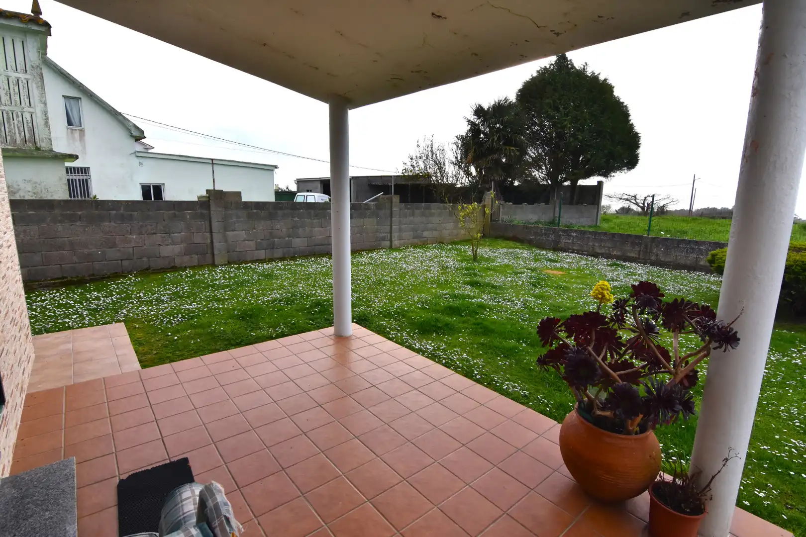 Terraza de Casa o chalet en venta en Pontedeume con Calefacción, Jardín privado y Parquet