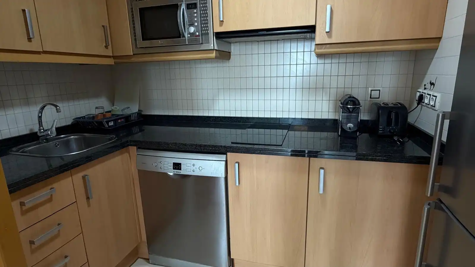Kitchen of Apartments for rent in Benidorm  with Air Conditioner, Balcony and Community pool