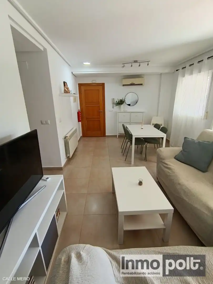 Wohnzimmer von Wohnung zur Miete in Torre-Pacheco mit Klimaanlage, Möbliert und Ofen