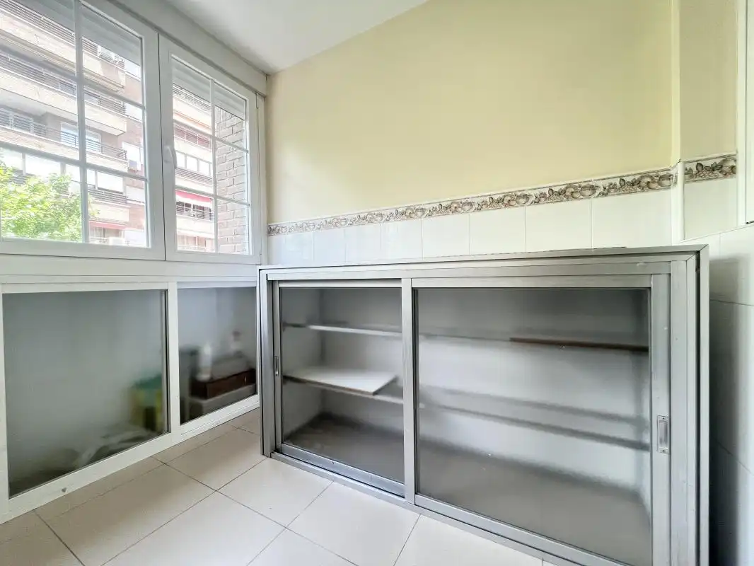 Kitchen of Flat for rent in Madrid  with Air Conditioner, Heating and Swimming Pool